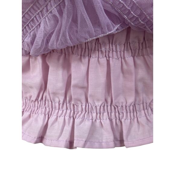 Blashe lavender top, fairycore, ethereal, romantic, vintage, soft girl, pastel - Picture 5 of 7